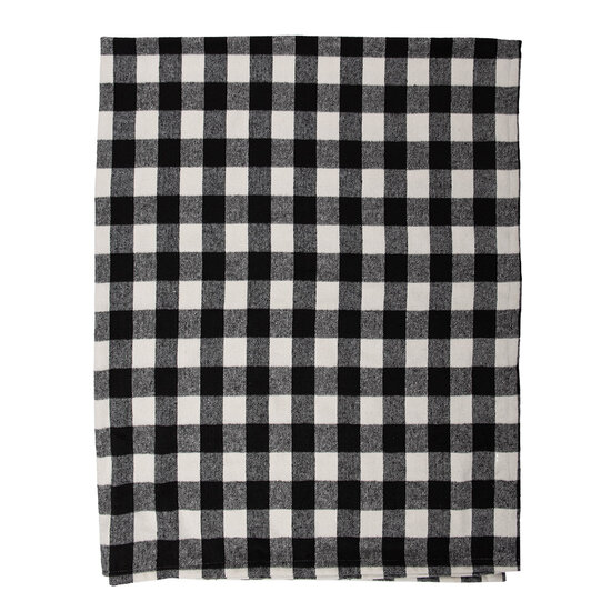 Clayre &amp; Eef | Plaid Zwart, Wit 130x170 cm | KT060.146