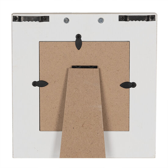 Clayre & Eef | Fotolijst Wit 16x2x17 cm / 10x10 cm | 2F1036