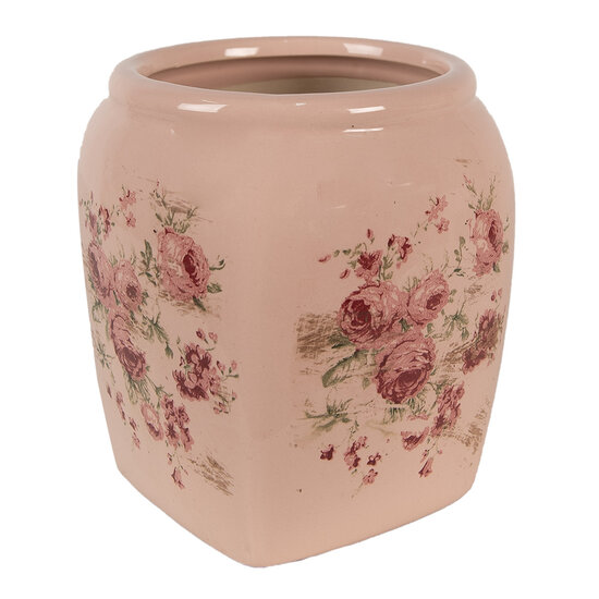 Clayre &amp; Eef | Bloempot Binnen Roze 12x12x14 cm | 6CE1604S