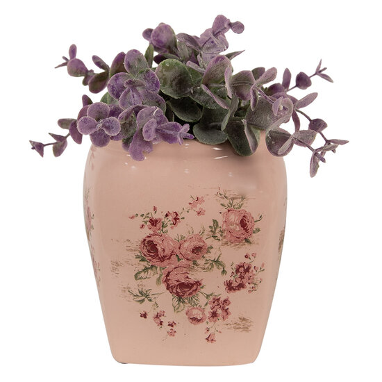 Clayre &amp; Eef | Bloempot Binnen Roze 12x12x14 cm | 6CE1604S