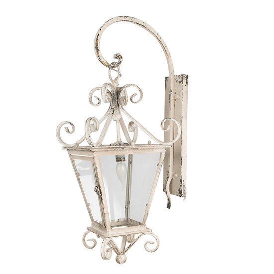 Clayre &amp; Eef | Wandlamp Beige 31x39x79 cm E14/max 1x25W | 5LMP373