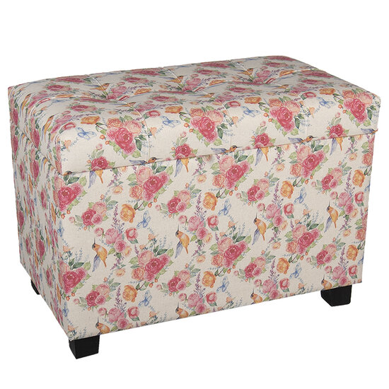 Clayre &amp; Eef | Poef Roze 60x36x43 cm | 64061LM