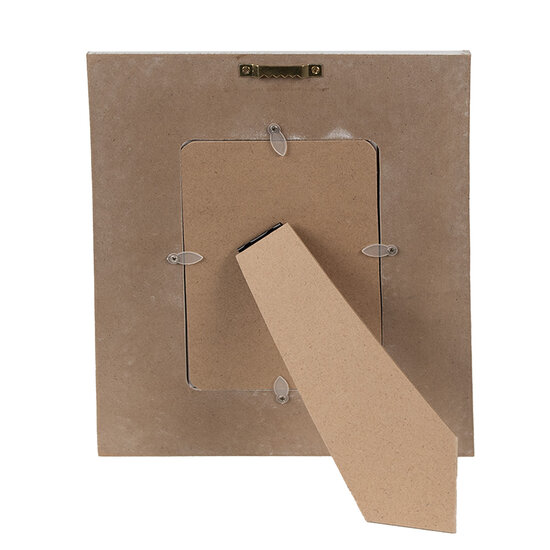 Clayre &amp; Eef | Fotolijst Wit Beige 19x1x24 cm / 10x15 cm | 2F1097