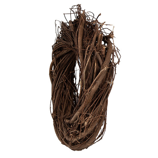 Clayre &amp; Eef | Decoratie Krans Bruin &oslash; 20x4 cm | 6RO0602XXS