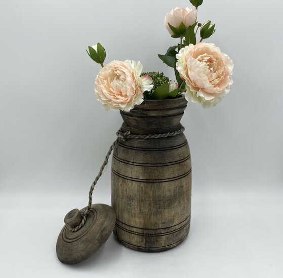 Kunstbloem bos pioenrozen roze 70 cm Peony | 2030232650 | Stoer &amp; Sober Woonstijl