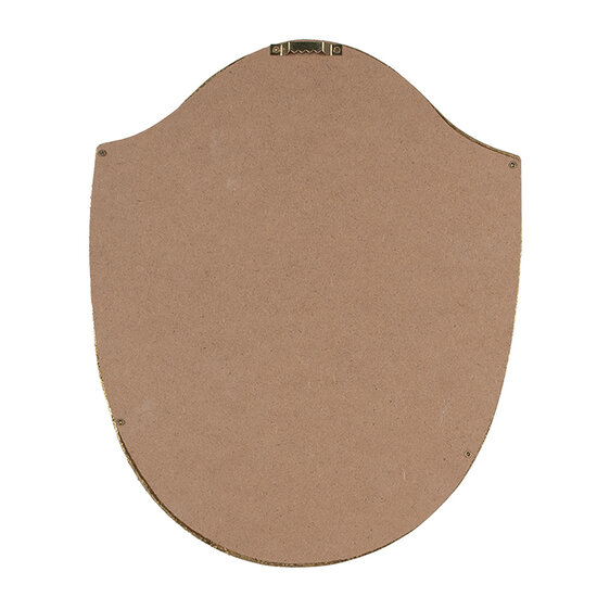 Clayre & Eef | Wanddecoratie Goudkleurig 25x3x30 cm | 6PR4135