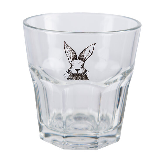 Clayre &amp; Eef | Waterglas Transparant &oslash; 8x8 cm / 200 ml | RAEGL0003