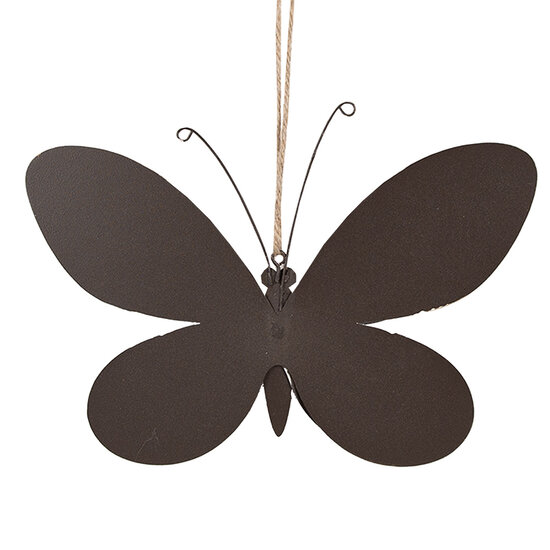 Clayre &amp; Eef | Decoratie hanger vlinder Roze 16x4X10 cm | 6Y5578S