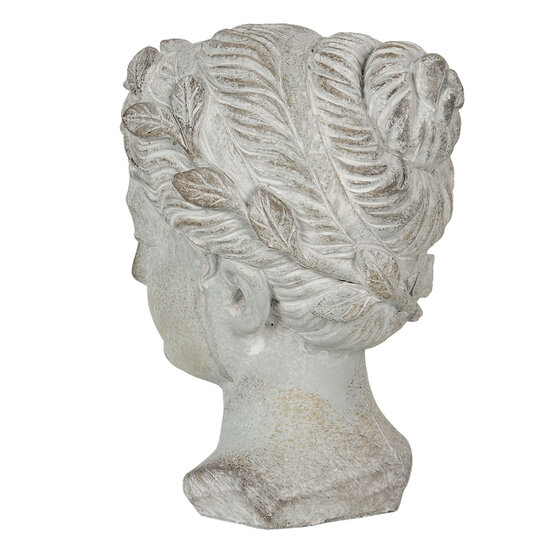 Clayre &amp; Eef | Decoratie Buste Buste Grijs 12x11x17 cm | 6TE0293