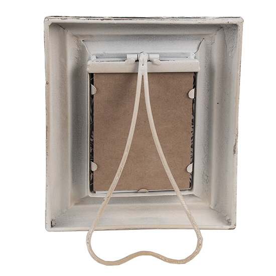 Clayre &amp; Eef | Fotolijst Beige Goudkleurig 18x3x23 cm / 10x15 cm | 2F1100