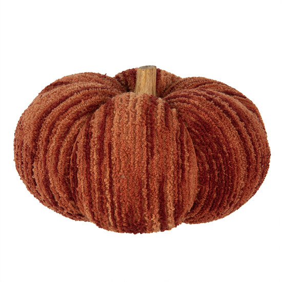 Clayre &amp; Eef | Decoratie Pompoen Oranje Rood &oslash; 25x16 cm | 65440