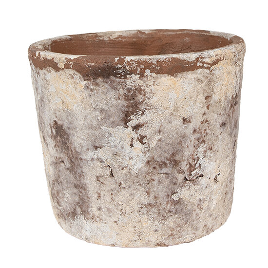 Clayre &amp; Eef | Bloempot Binnen Beige &oslash; 16x14 cm | 6TE0526L