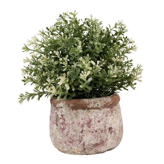 Clayre &amp; Eef | Bloempot Binnen Beige &oslash; 13x9 cm | 6TE0527S