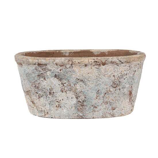 Clayre &amp; Eef | Bloempot Binnen Beige 26x13x12 cm | 6TE0528L