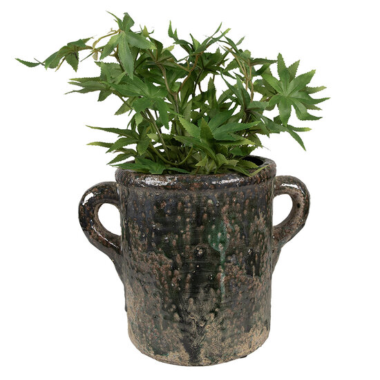 Clayre &amp; Eef | Bloempot Binnen Groen 26x17x20 cm | 6TE0521L