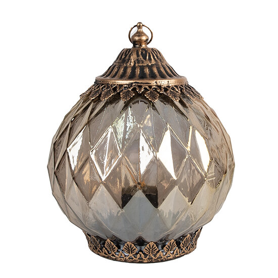 Clayre & Eef | Decoratie met LED Koperkleurig ø 15x19 cm | 6GL4585