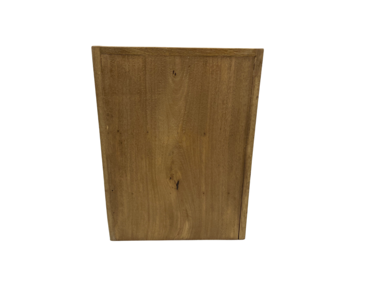 Gruttersbak kastje robuust geleefd hout met la bruin 30 x 40 x 16 cm | 045098 | Home Sweet Home | Landelijke Woonstijl