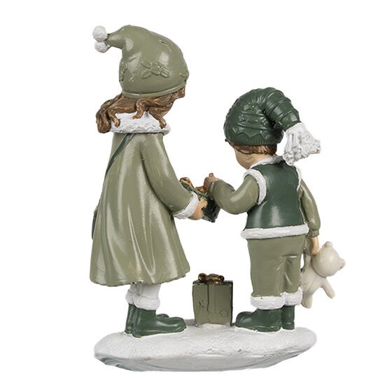 Clayre &amp; Eef | Decoratie Kinderen Groen 10x5x13 cm | 6PR4189