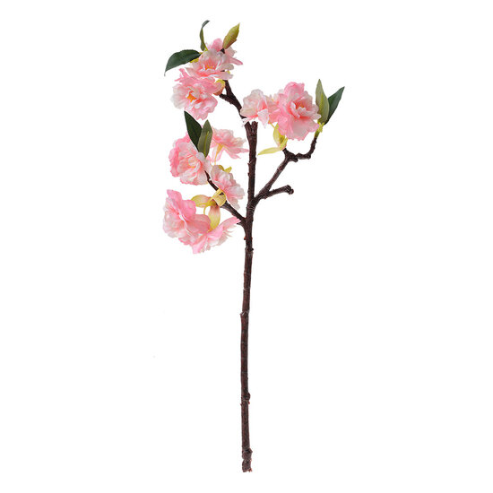 Clayre &amp; Eef | Decoratie tak met bloemen Roze Wit 16x8x38 cm | 6PL0316