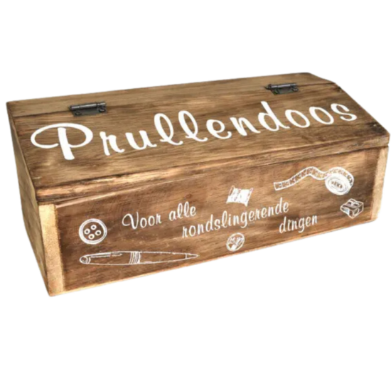 Prullendoos 12x27x12cm naturel hout| WA7240 | Woodart | Stoer &amp; Sober Woonstijl