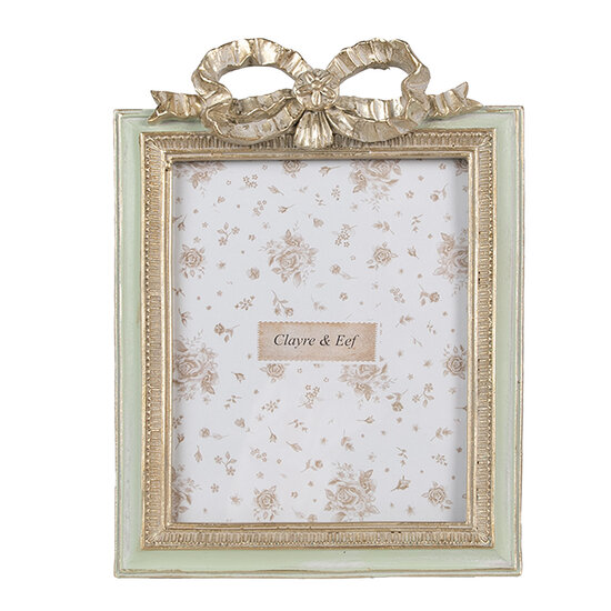 Clayre &amp; Eef | Fotolijst Groen 16x2x22 cm / 13x16 cm | 2F1163