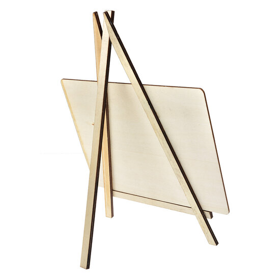 Clayre &amp; Eef | Krijtbord Zwart Beige 20x1x27 cm | 65644