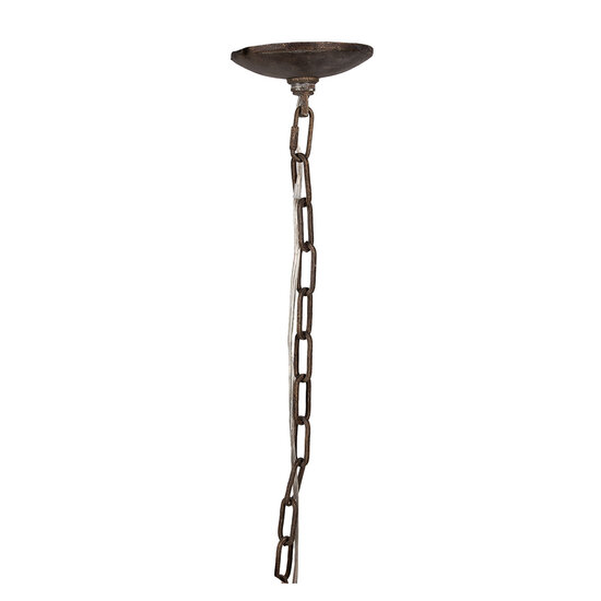 Clayre & Eef | Hanglamp Beige, Goudkleurig 72x72x67 cm E14/max 6x25W | 5LMP351