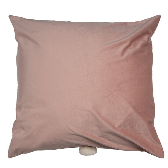 Clayre &amp; Eef | Kussenhoes Roze Wit 45x45 cm | KT021.359