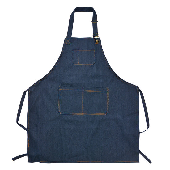 Clayre & Eef | Keukenschort Blauw 77x68 cm | KT041.041