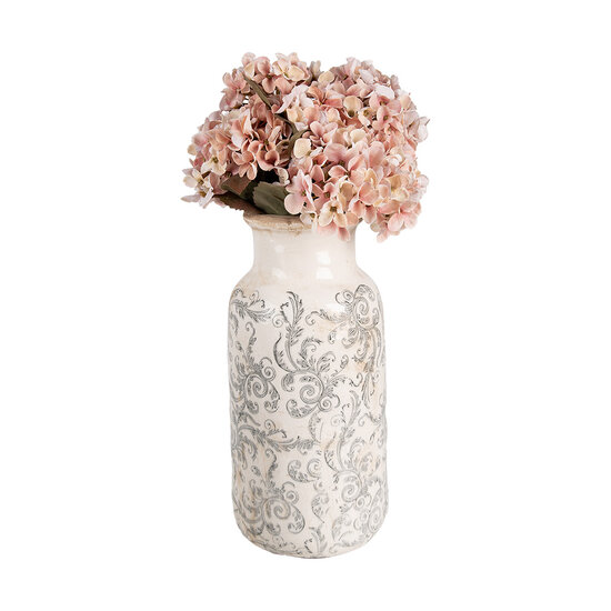 Clayre & Eef | Vaas Beige Grijs ø 15x32 cm | 6CE1927L