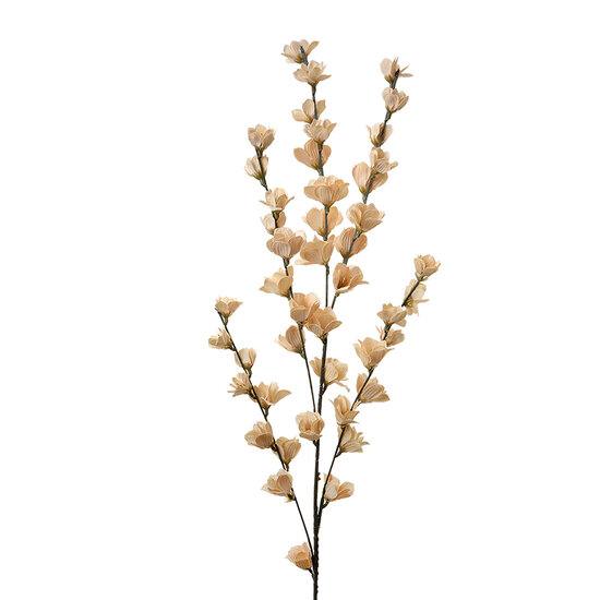 Clayre &amp; Eef | Decoratie tak met bloemen Beige 6x6x102 cm | 5PL0115W