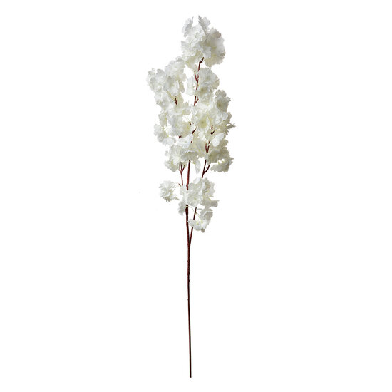 Clayre & Eef | Decoratie tak met bloemen Wit 24x8x100 cm | 5PL0118W