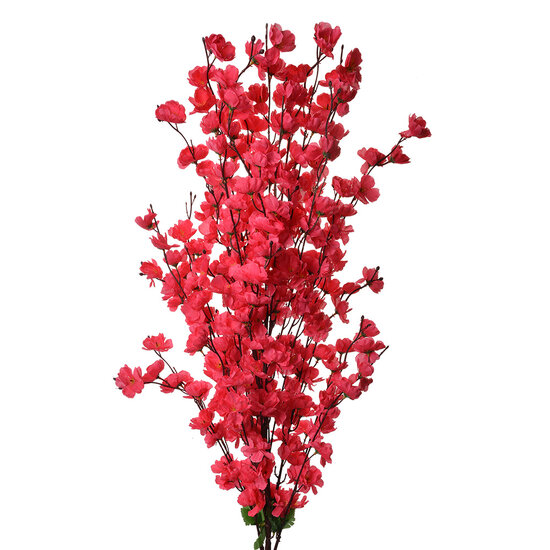 Clayre &amp; Eef | Decoratie tak met bloemen Roze 40x10x100 cm | 5PL0127F