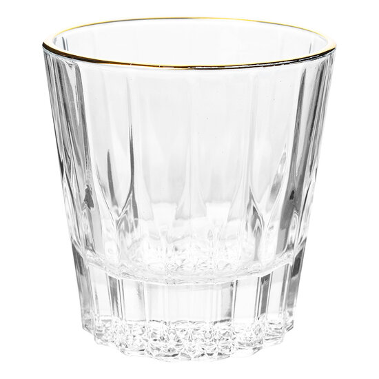 Clayre & Eef | Waterglas Transparant ø 9x9 cm / 200 ml | 6GL5009
