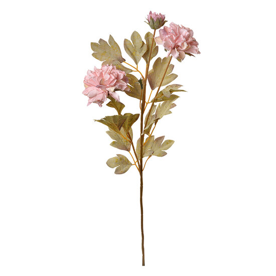 Clayre &amp; Eef | Decoratie tak met bloemen Roze 9x9x68 cm | 6PL0328P