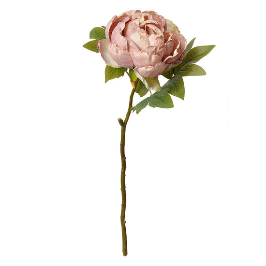 Clayre &amp; Eef | Kunstbloem Rozen Roze 10x10x48 cm | 6PL0335