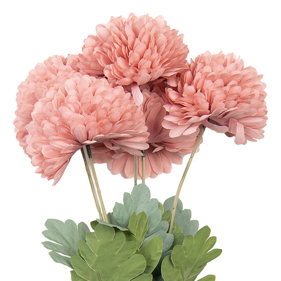 Clayre &amp; Eef | Decoratie tak met bloemen Roze Groen 22x14x43 cm | 6PL0362P