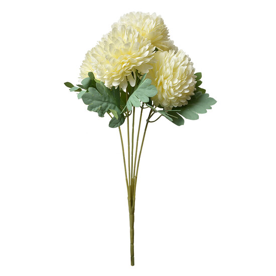 Clayre &amp; Eef | Decoratie tak met bloemen Wit Groen 22x14x43 cm | 6PL0362W