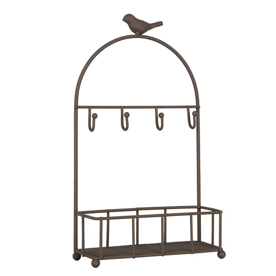 Clayre & Eef | Sleutelrekje Bruin 16x6x28 cm | 6Y5707