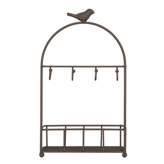 Clayre & Eef | Sleutelrekje Bruin 16x6x28 cm | 6Y5707