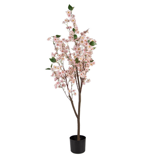 Clayre &amp; Eef | Decoratie boom Bruin Roze 35x35x120 cm | 5PL0147