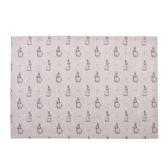 Clayre & Eef | Placemat (6) Beige Grijs 48x33 cm | BNS40