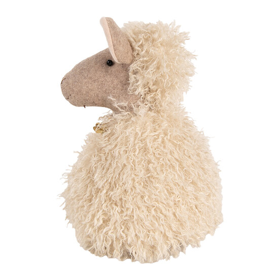 Clayre &amp; Eef | Decoratie beeld Schaap Beige 20x21x28 cm | TW0616