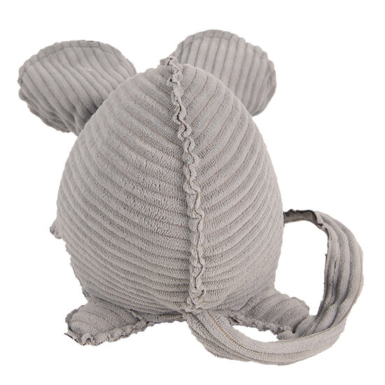Clayre & Eef | Decoratie beeld Muis Grijs 28x15x16 cm | TW0618