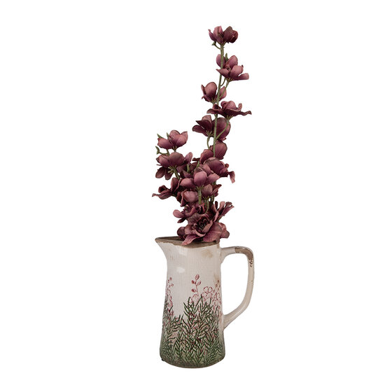 Clayre &amp; Eef | Decoratieve Schenkkan Beige Groen 16x11x20 cm | 6CE2016M