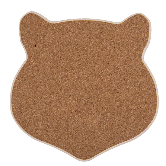 Clayre & Eef | Pannenonderzetter Bruin 20x20x1 cm | 6CE2065