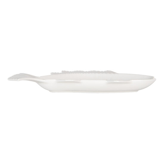 Clayre & Eef | Kom Vis Wit 30x15x3 cm / 150 ml | 6CEBO0196