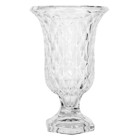 Clayre & Eef | Vazen Glas Transparant ø 15x23 cm | 6GL5028
