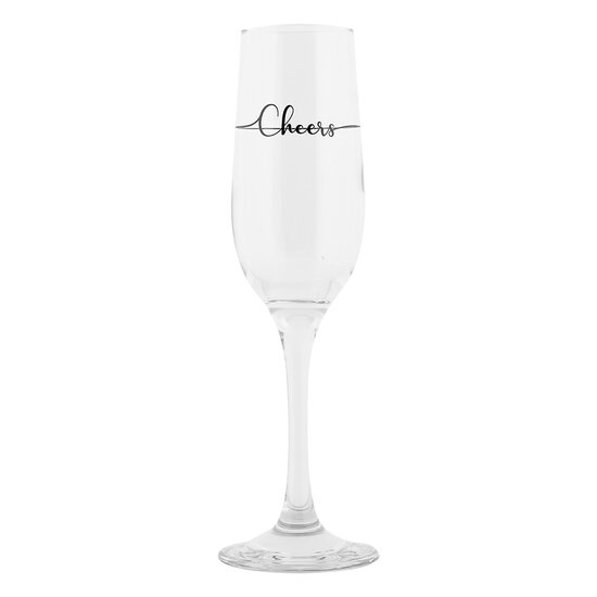 Clayre & Eef | Champagneglas Transparant 200 ml | 6GL5197