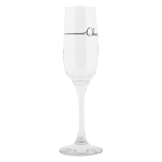 Clayre & Eef | Champagneglas Transparant 200 ml | 6GL5197